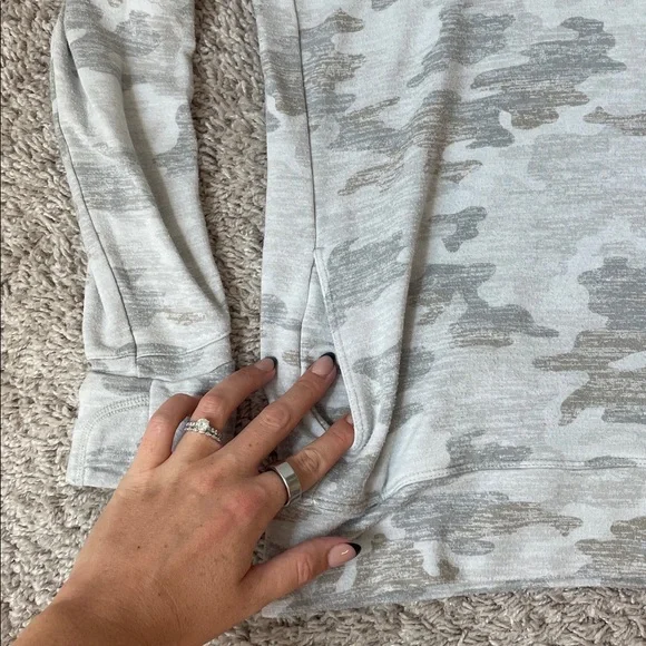 Athleta Girl Light Weight Camo Hoodie - Picture 3 of 8